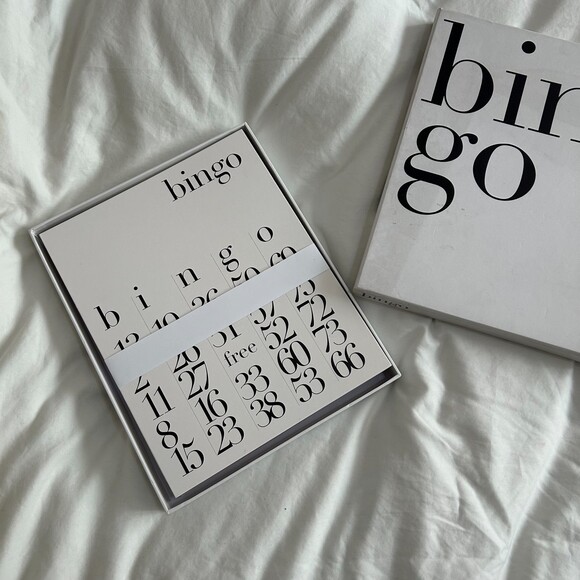 West Emory Bingo Coffee Table Game - Picture 1 of 4